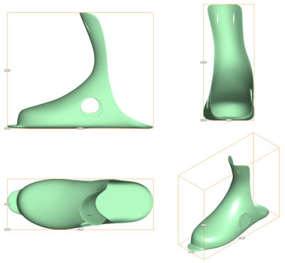 freeheel racingpads 3D model